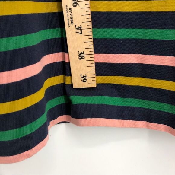 J. Crew Dress Womens 0 Striped Long Sleeve Multicolor Midi Colorful Teacher Work - Picture 14 of 15